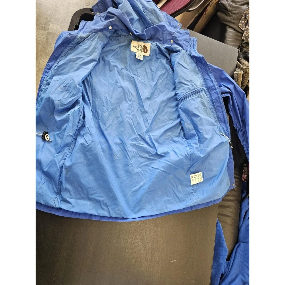 Vintage The North Face Jacket Mens Small Blue Gore-Tex Made in USA Hooded 90s‎